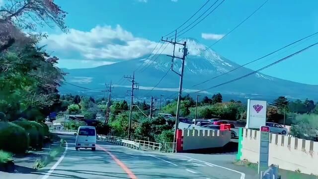 日本的富士山#日本打工 #富士山 #治愈系风景 #日本风景