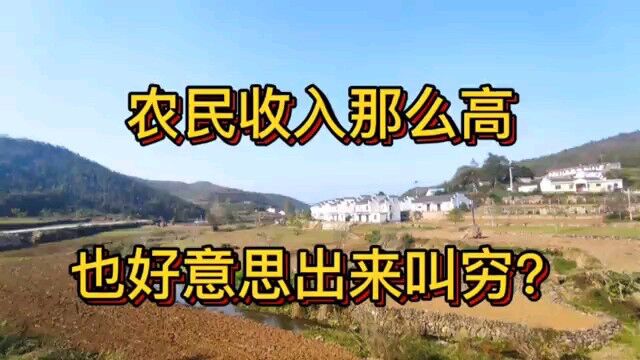 你知道现在农民种地一年能收入多少钱吗?