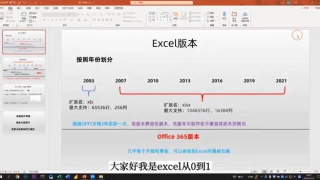 Excel的版本如何选择?