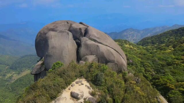 美丽广东肇庆怀集凤岗上磴石猪山