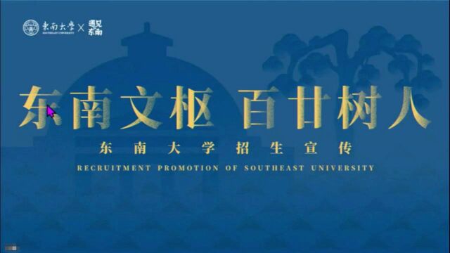 东南大学网上教博会招办来了