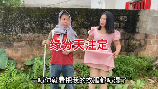 小伙不小心喷湿了美女的衣服被要求赔钱,居然因祸得福!