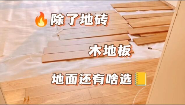 除了瓷砖、木地板,地面还有什么材料可用?