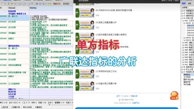 广联达单方造价指标的分析和利用,重在理解找逻辑关系