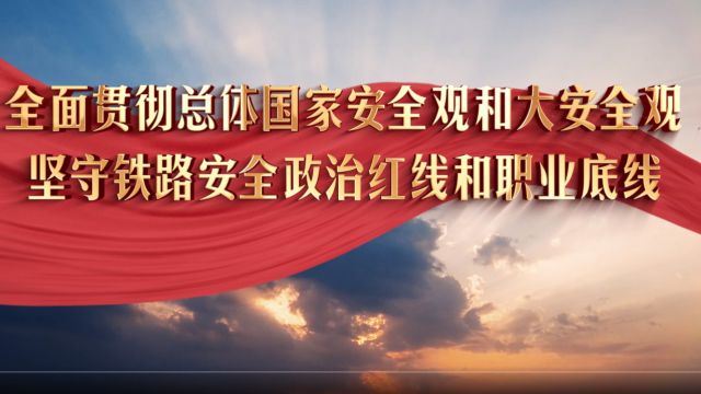 全面贯彻总体国家安全观和大安全观坚守铁路安全政治红线和职业底线