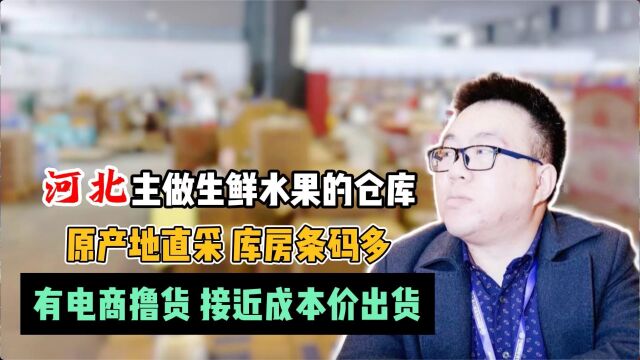 廊坊燕郊哪里有批发水果蔬菜的?实拍燕郊主做生鲜水果蔬菜批发的供应链,原产地直采,库房条码多,还有电商撸货和卫生纸、牛奶等批发货源