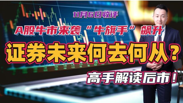 A股牛市来袭“牛旗手”飙升,证券未来何去何从?高手解读后市!