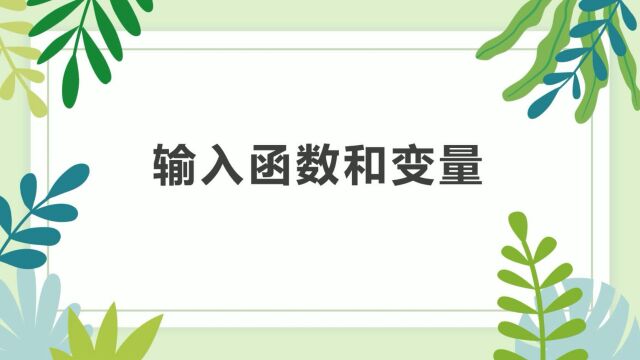 Python编程5:Python中怎样输入数值?Input函数和变量的讲解.