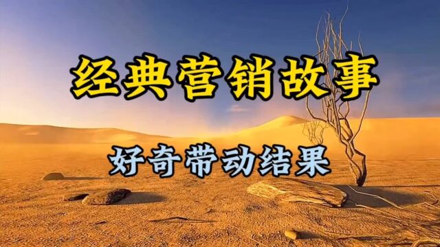 经典营销故事,好奇带动结果