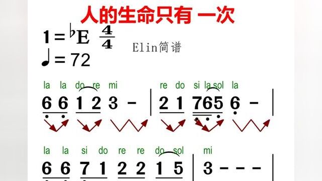 #零基础学简谱 #爱音乐爱生活 #每天学习一点点 #简谱视唱 #教学简谱