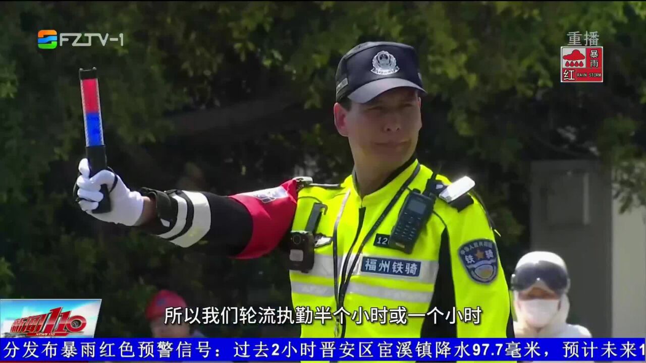 无惧烈日“烤”验 他们在汗水中诠释坚守