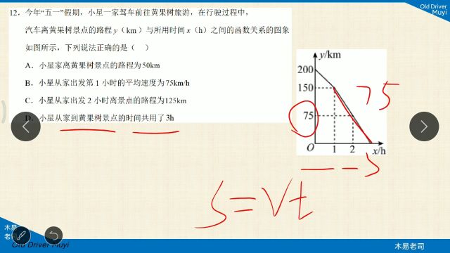 12中考贵州2023中考数学选择压轴题,这题很简单,你选择的是?