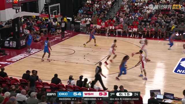2023 NBA夏季联赛 雷霆vs奇才全场回放