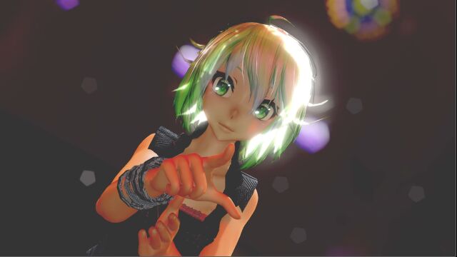 MMD GUMI,又唱又跳的GUMI