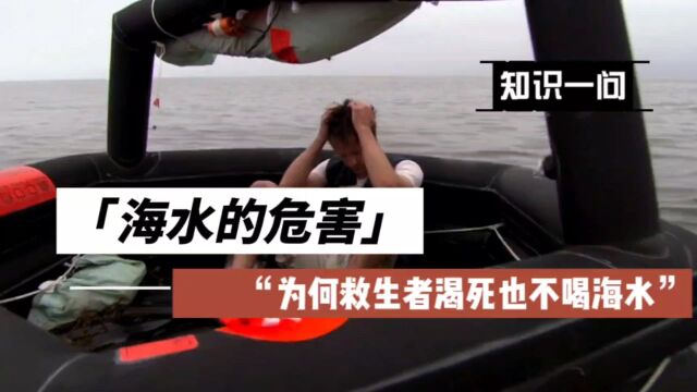 海水的可怕真相:渴死也不喝海水的原因大揭秘!