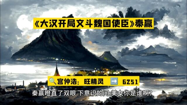 爆爽好文《大汉开局文斗魏国使臣》秦赢全文阅读○无删减