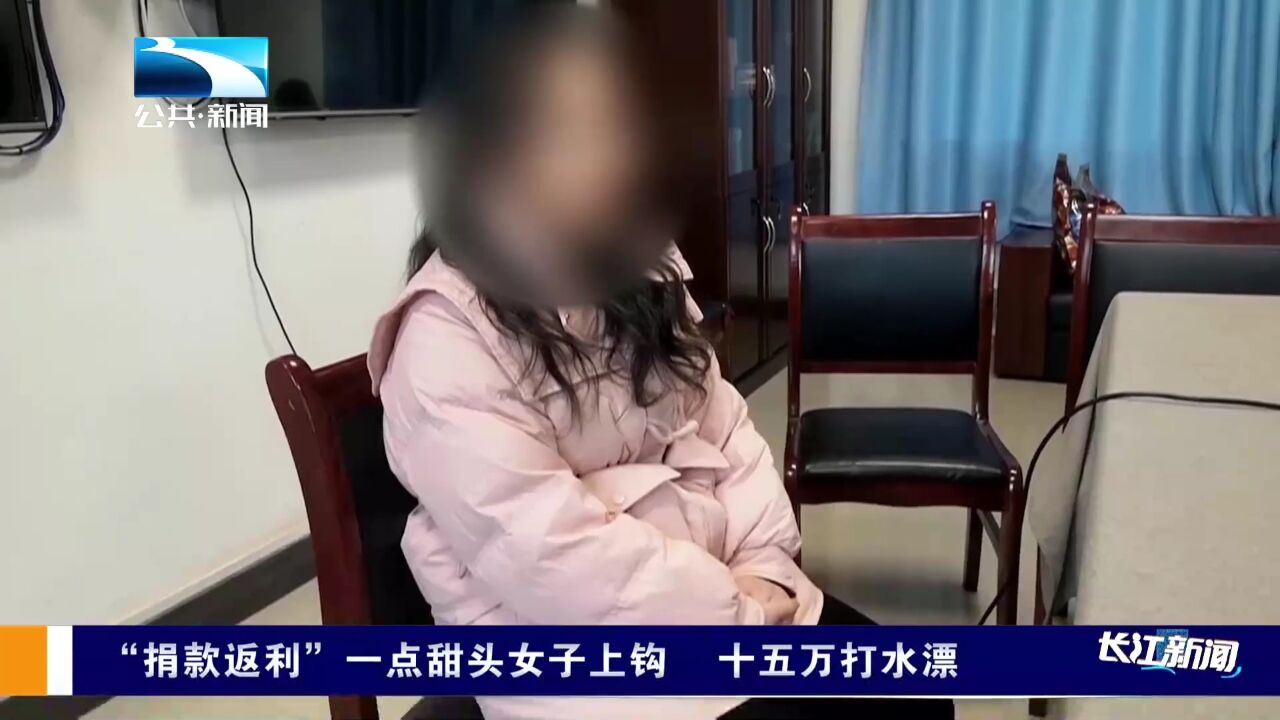 “捐款返利”一点甜头女子上钩 十五万元打水漂