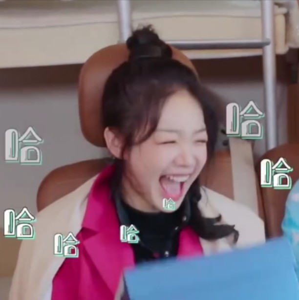 手机里的徐梦洁表情包