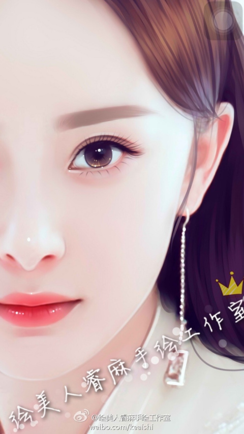 【杨幂】【手绘美图】三生三世十里桃花 白浅上神图源