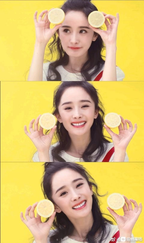 【杨幂】【美图】月牙笑