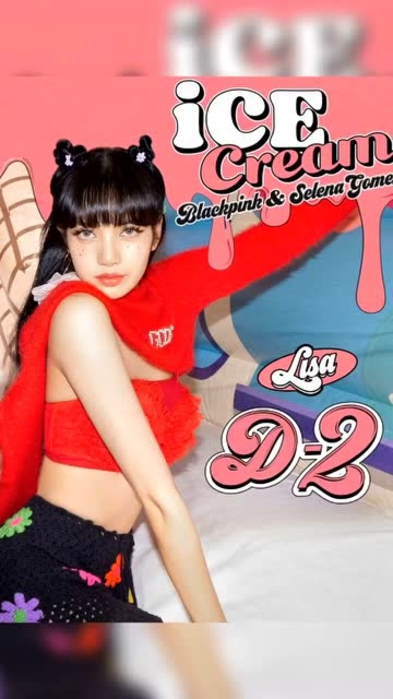 blackpink赛琳娜新歌《ice cream》单人预告海报,太美啦
