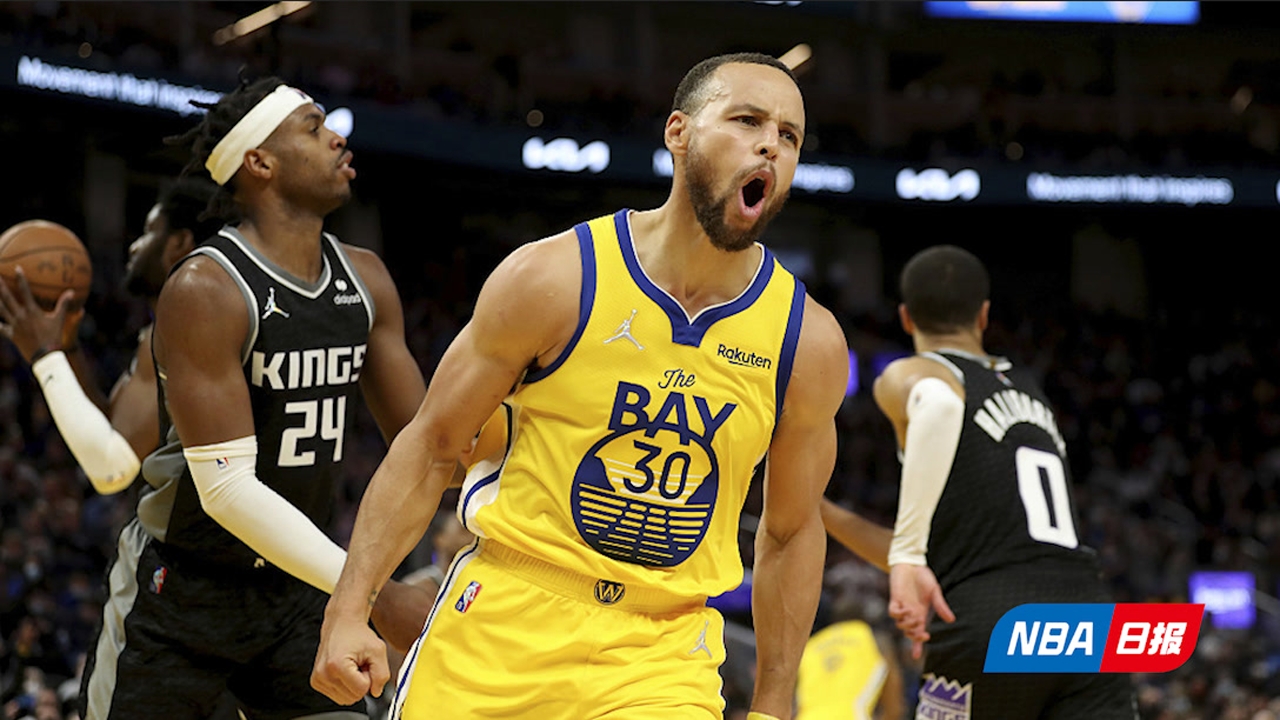 21日NBA日报 库里30分率残阵勇士战胜国王 莫兰特复出不敌雷霆
