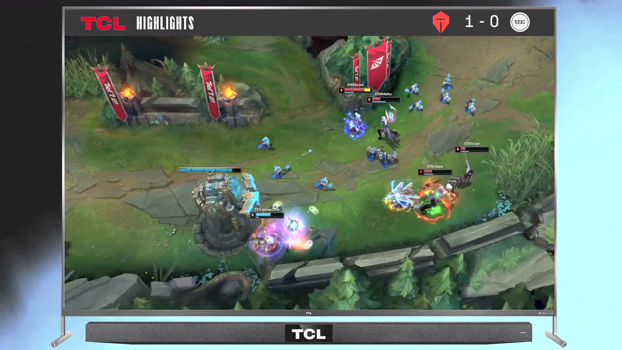 【高光时刻】TES vs EDG 第1局