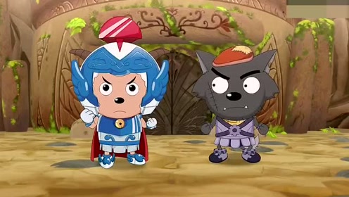 喜羊羊和灰太狼组合太强了吧,飓风刮爆了机械龙