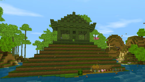 迷你世界测试服 精致无比的古风竹别墅完工