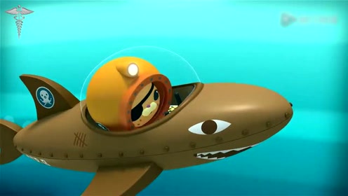 海底小纵队:呱唧自己开着虎鲨艇,出来巡查情况了