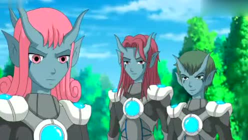 纳米神兵 小光要被迪曼怪兽给吞噬了,小博快点救他呀