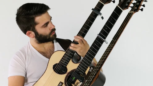 第四弹 意大利指弹大师三头吉他演奏 feel good inc