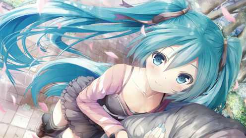 初音未来婚纱照_初音未来