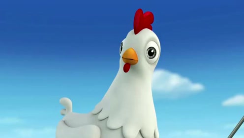 汪汪队:咕咕鸡真是爬高上低的