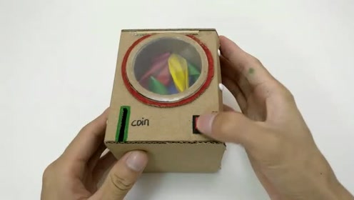 用纸皮制作投币洗衣机,要投币才能进行工作,工作原理是什么?