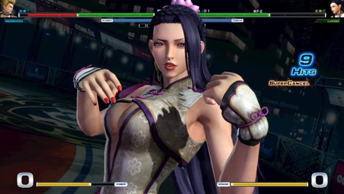 拳皇14:二阶堂红丸对战梁师娘惊险获胜,这个角色最适合菜鸟操作