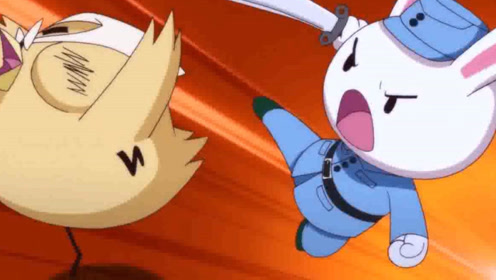 兔子大战脚盆鸡,英勇奋战,夺得首次胜利