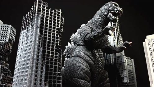 哥斯拉,加美拉,怪兽系数登场,在城市残垣摆造型