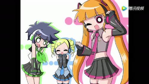 飞天小女警原来有日漫版!这三个小姐姐好可爱啊!