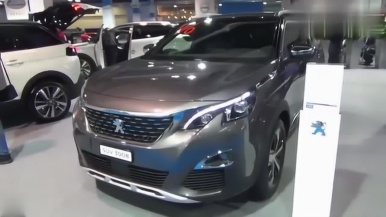 车展实拍2020款标致3008gt