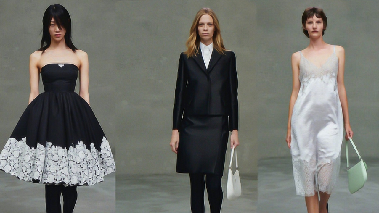 prada2021春夏系列 创新与传统双重碰撞的时装秀