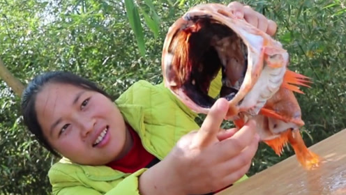 胖妹吃1500米深海长寿鱼,一整条清蒸,肉质鲜嫩太好吃了!