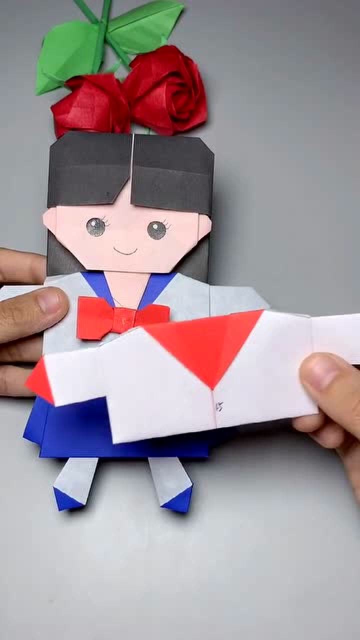 可爱娃娃手工折纸完整版来啦