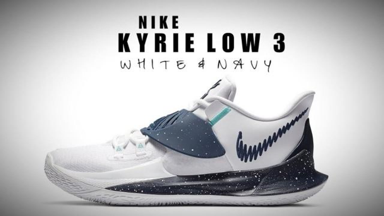 球鞋资讯:欧文kyrie low 3 海军蓝配色细节赏析