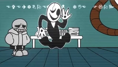 传说之下:看着疯狂蹦迪的g爹,一旁的sans都无语了