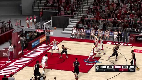 NBA2K 戈登爆砍29分6助攻，火箭狂胜开拓者21分，豪取