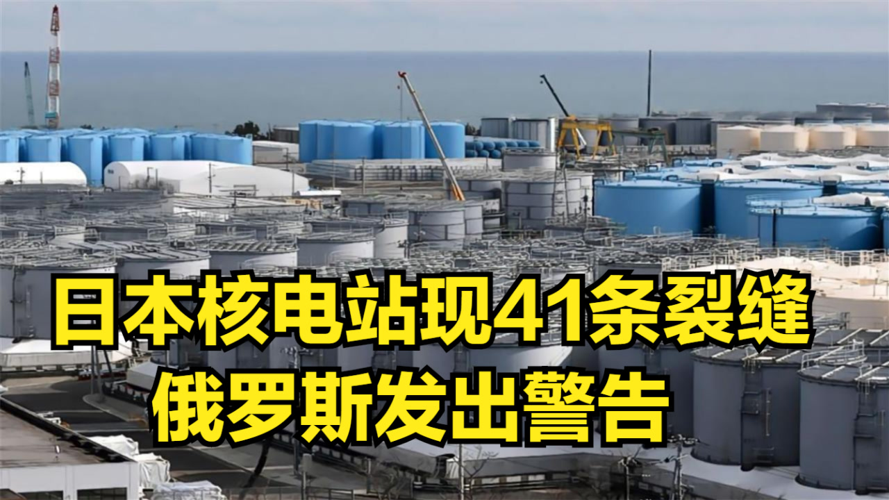 要绑架全人类"买单"?日本核电站现41条裂缝,俄罗斯发出警告