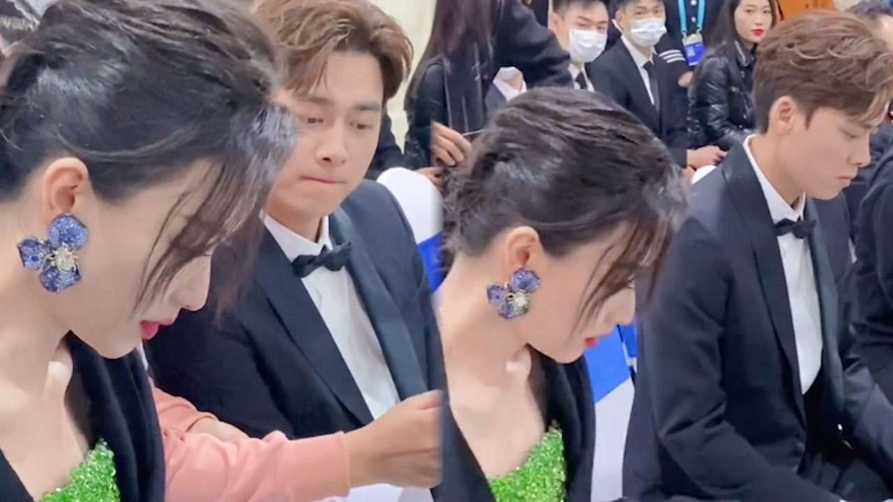 李易峰倪妮金鸡奖同框,男帅女美好养眼,倪妮女王范自带高贵