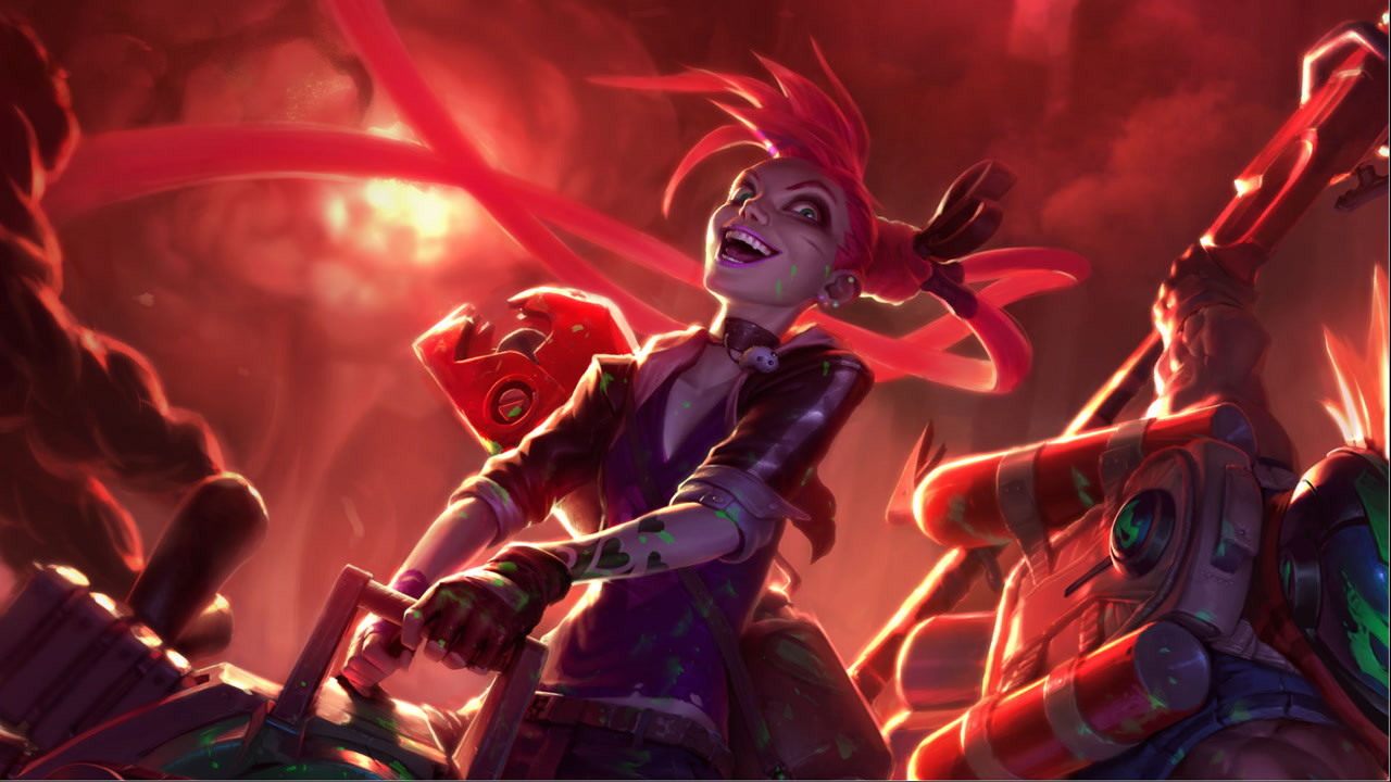 清剿小队 金克丝 皮肤局内展示