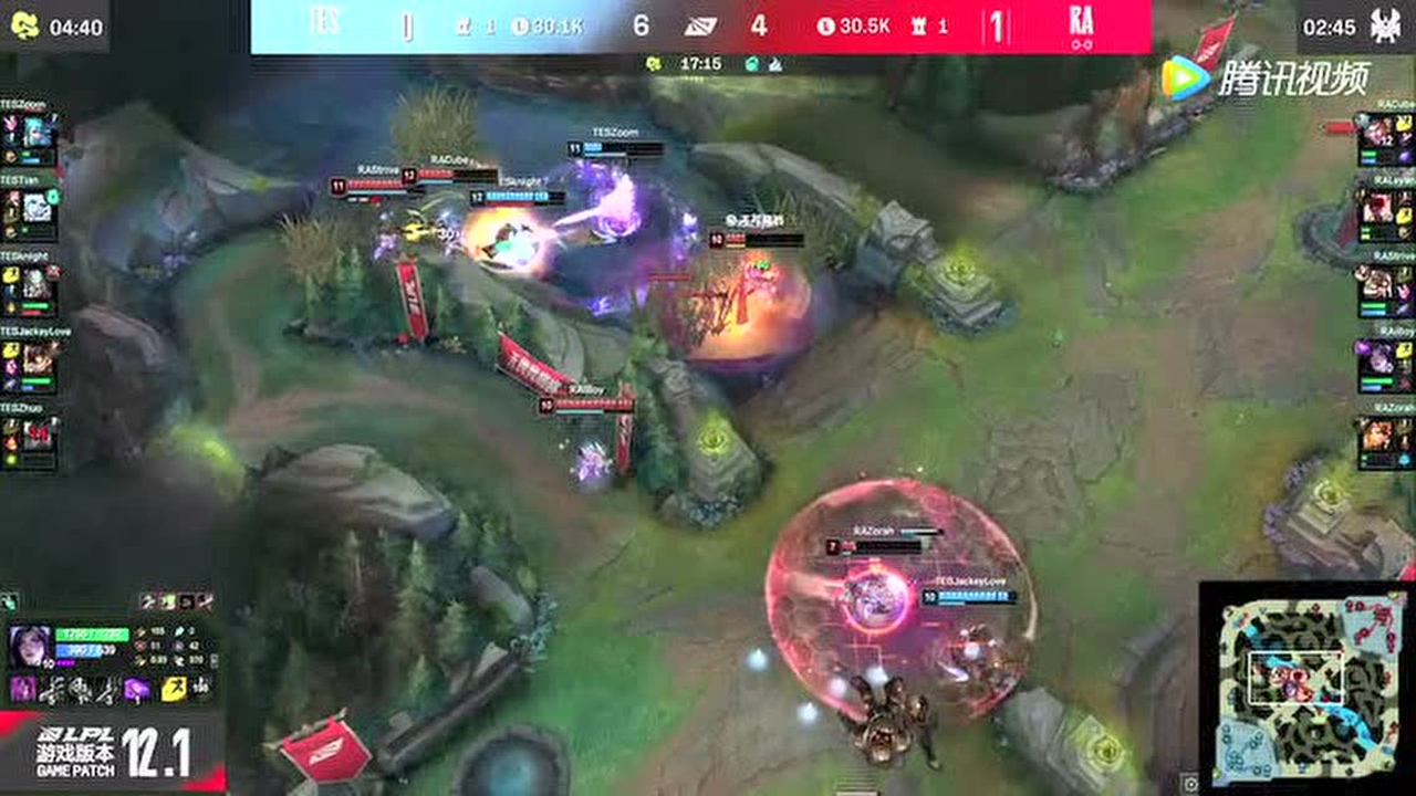ZHUO闪现一钩强开飞机 KNIGHT蛮王激战收双杀